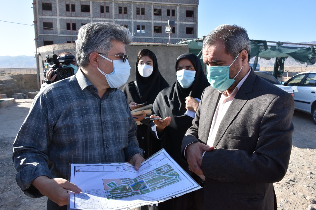 بازدید نماینده بیرجند خوسف و درمیان از ساختمان در حال احداث پارک علم و فناوری استان