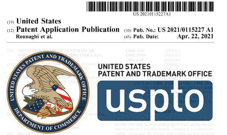 ثبت اختراع در اداره ثبت اختراع و نشان تجاری آمریکا توسط شرکت نانو پارمین خاوران