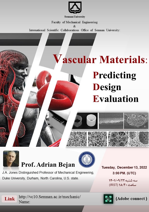      Vascular Materials: Predicting, Design, Evaluation