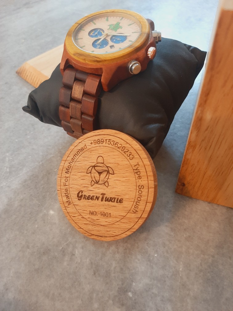 ابتکاری جدید در طراحی ساعت مچی چوبی